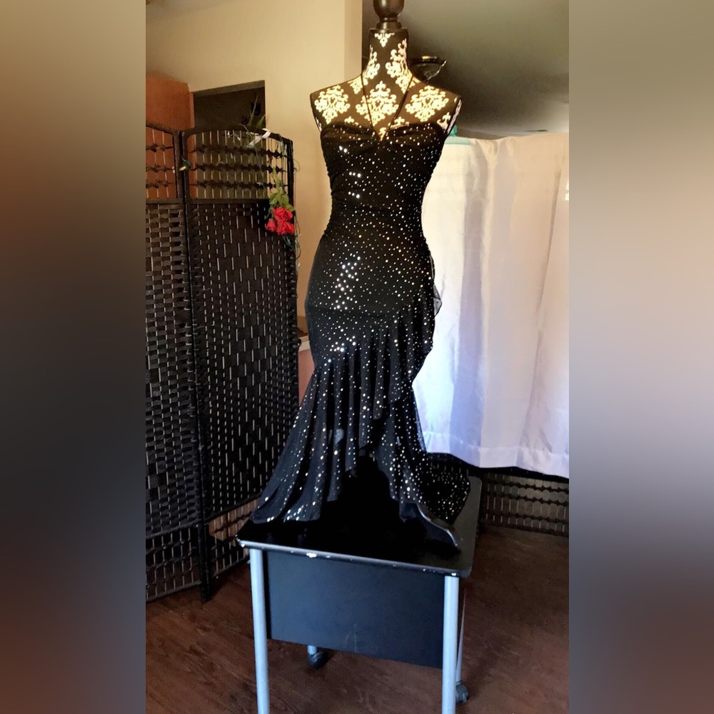 This brand is beautiful Black sparkly Cocktail or formal dress for any occasion